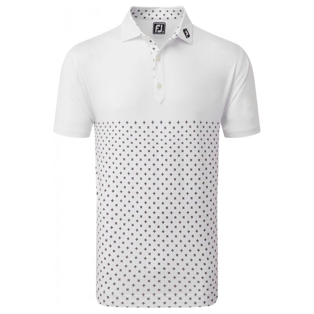 FootJoy Engineered Foulard, White, Black, Orchid