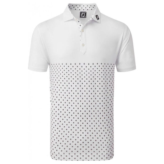 FootJoy Engineered Foulard, White, Black, Orchid