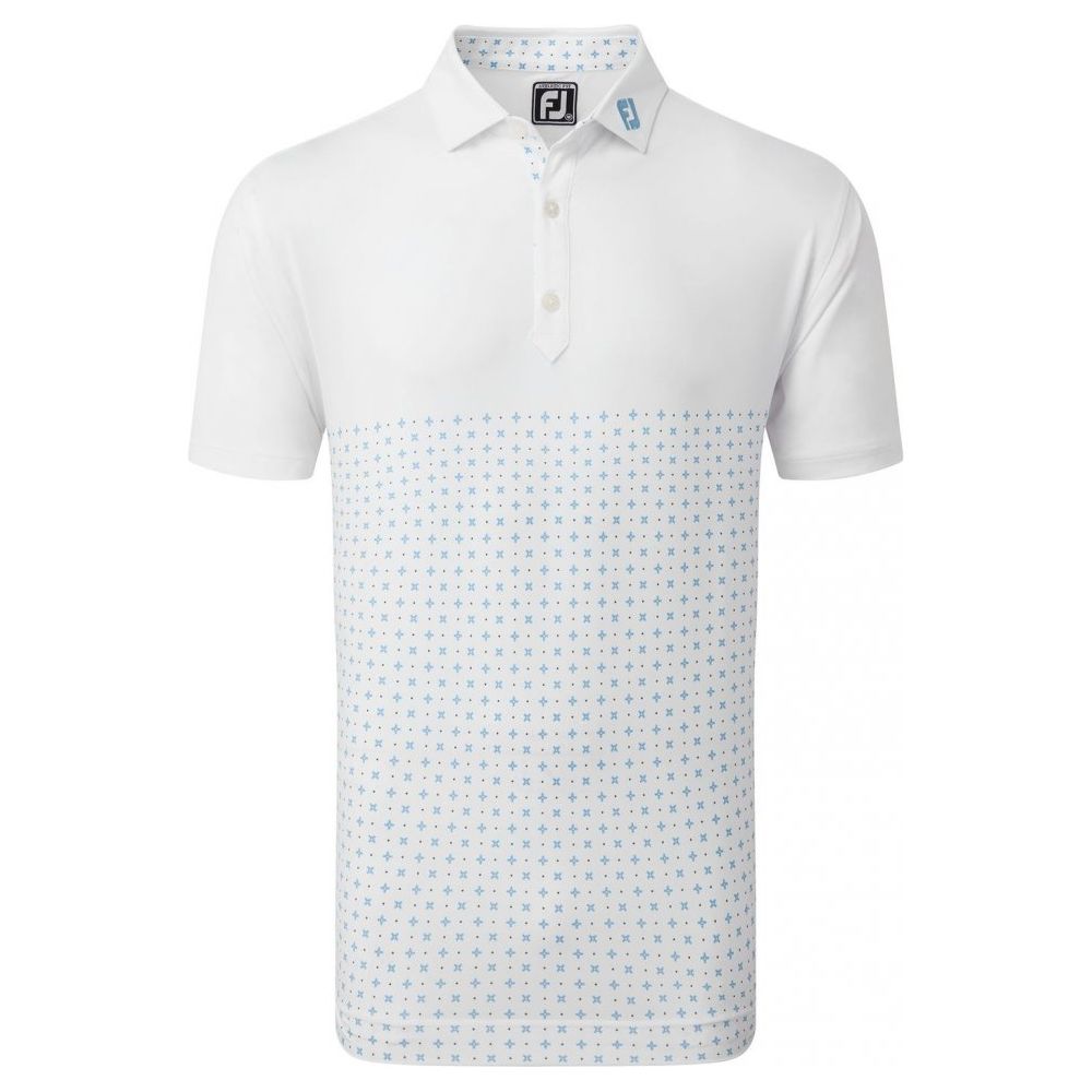 FootJoy Engineered Foulard, White, True Blue, Navy FootJoy