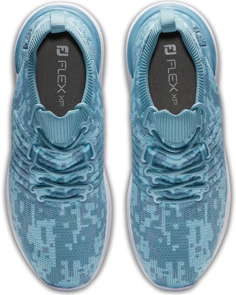 FootJoy Flex XP, Blue Camo, golfové boty pro ženy
