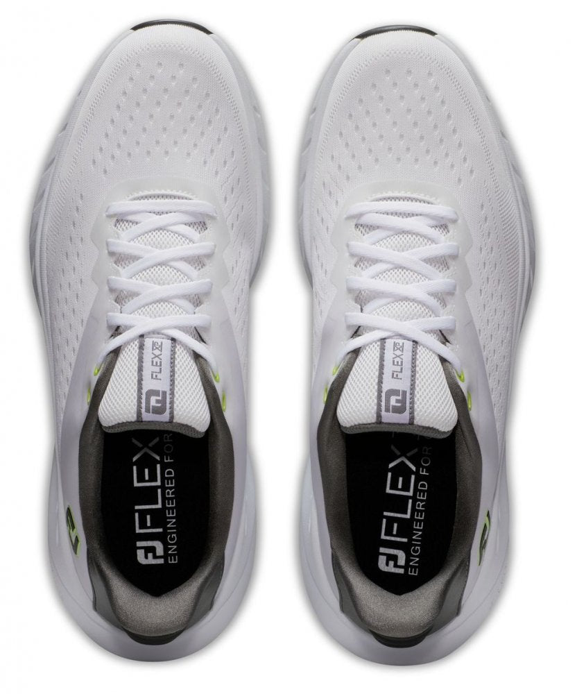 FootJoy Flex XP, White, Black, Lime, bez spikové
