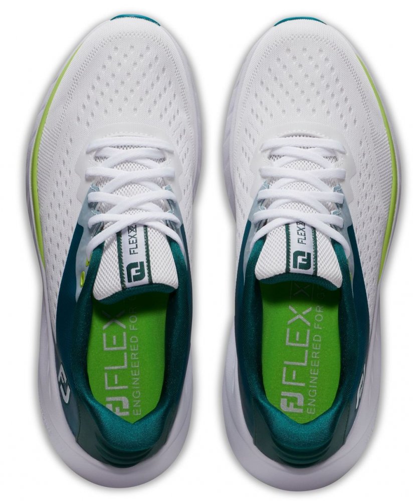 FootJoy Flex XP, White, Teal, Lime, bez spikové