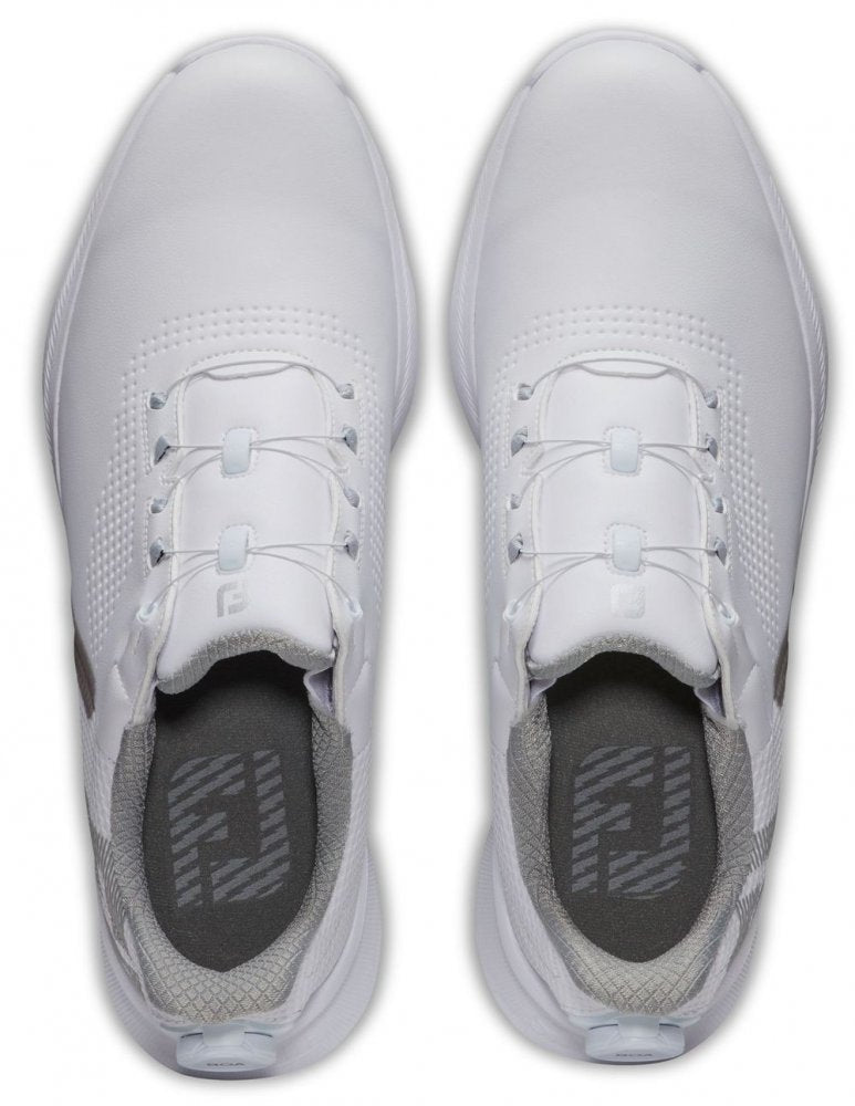 FootJoy Fuel BOA, White, Grey, bez spikové