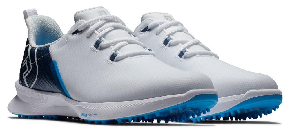 FootJoy Fuel Sport, White, Navy, Blue, bez spikové FootJoy