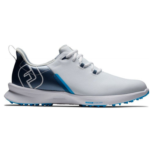 FootJoy Fuel Sport, White, Navy, Blue, bez spikové