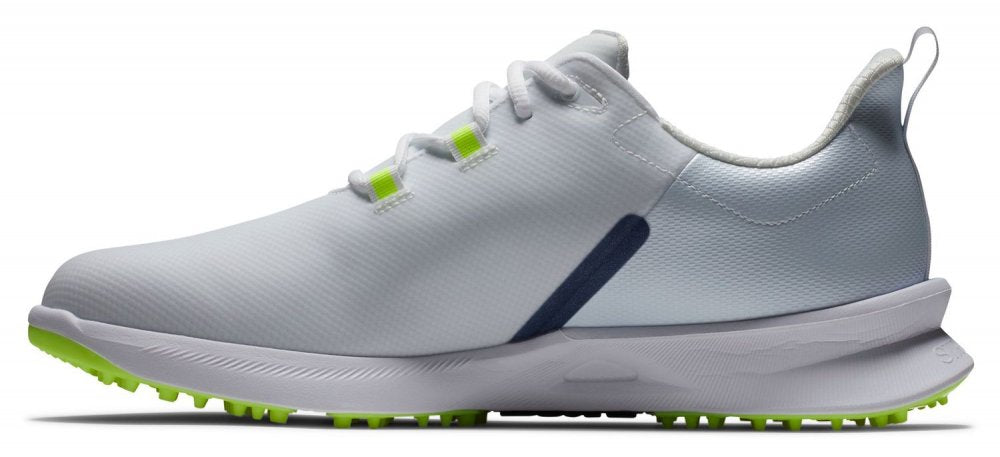 FootJoy Fuel Sport, White, Navy, Green, bez spikové