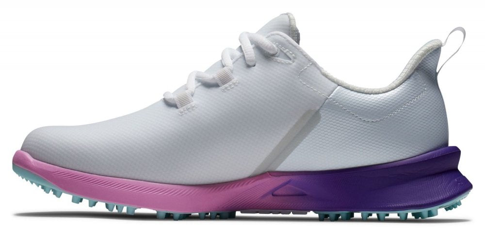 FootJoy Fuel Sport, White, Purple, Pink, bez spikové