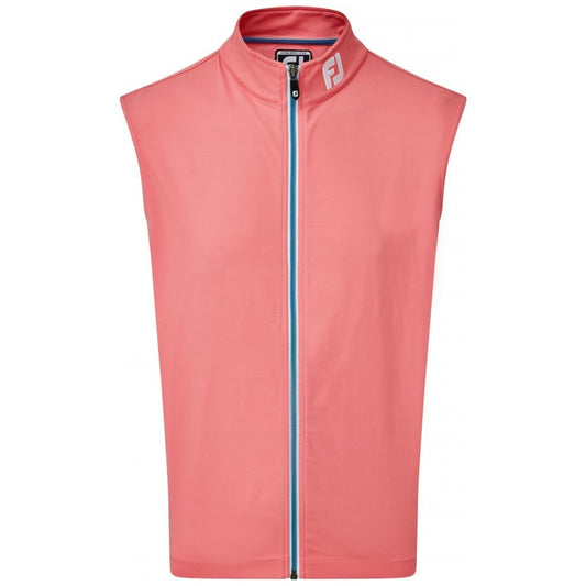 FootJoy Full Zip Knit Vest, Cape Red