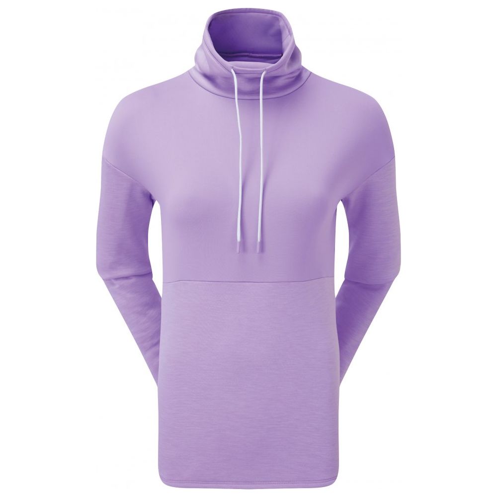 FootJoy Funnel Collar Fleece Pullover, Orchid