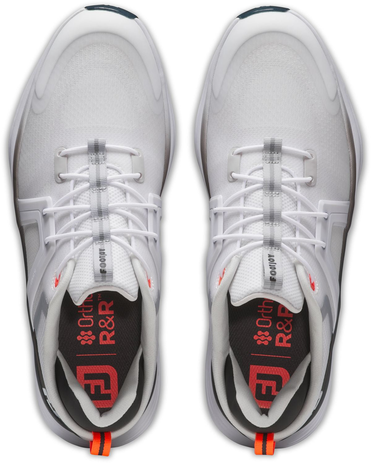 FootJoy Hyperflex, White, Black, Red, golfové boty pro může