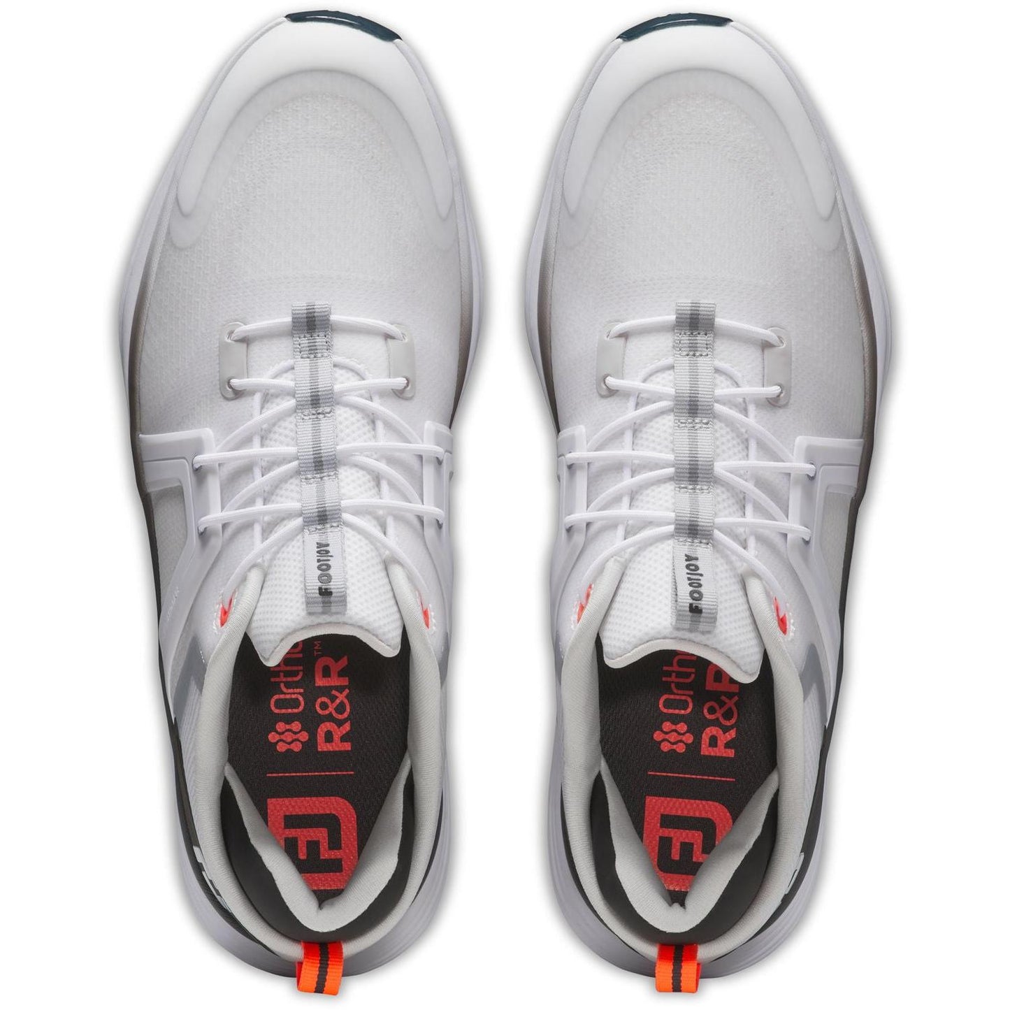 FootJoy Hyperflex, White, Black, Red, golfové boty pro může