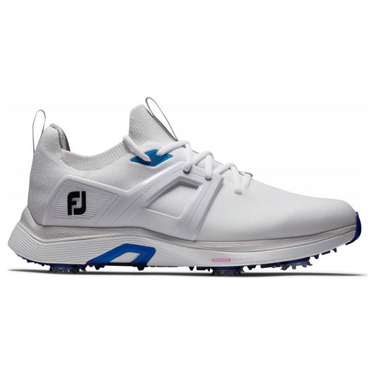 FootJoy Hyperflex, White, White, Grey, se spiky