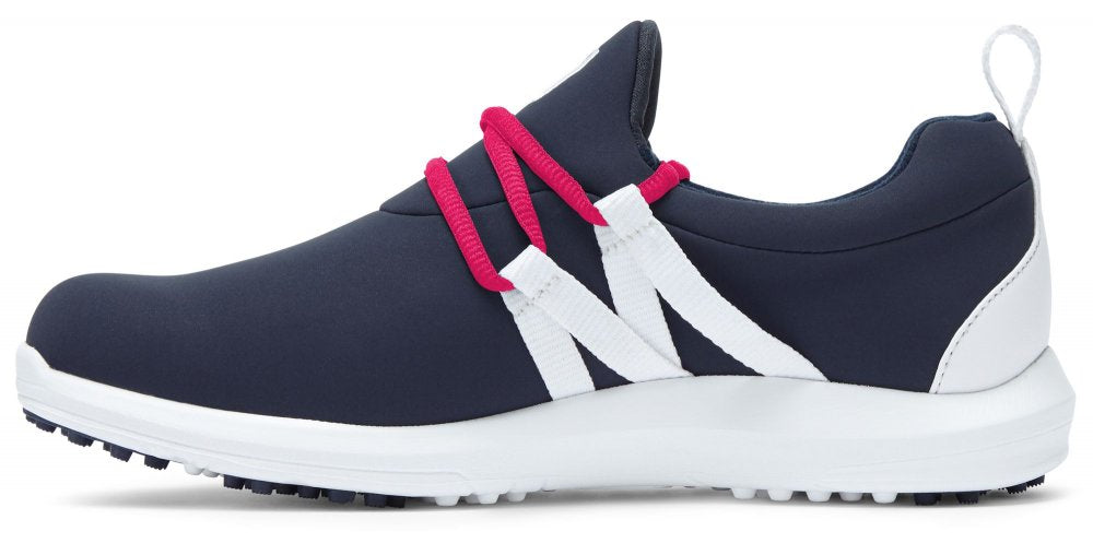 FootJoy Leisure Slip On, Navy, White FootJoy