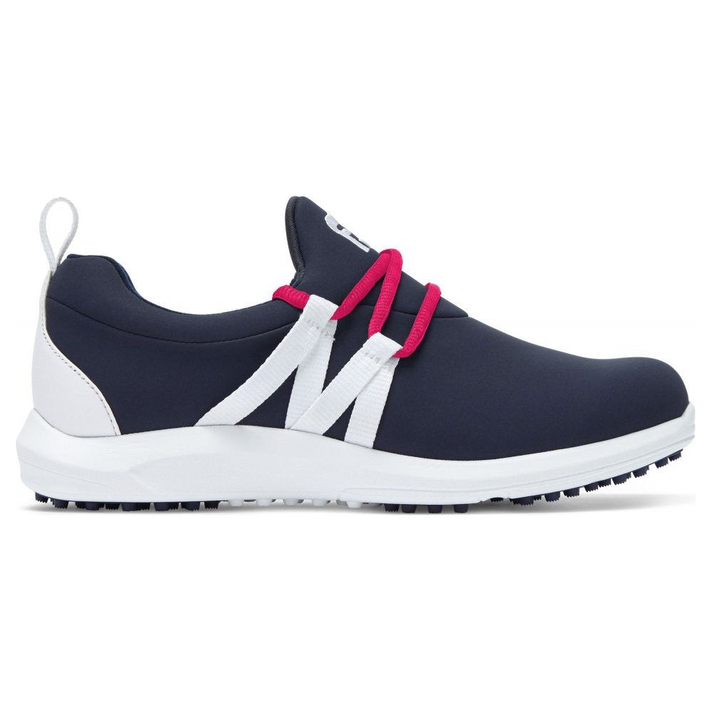 FootJoy Leisure Slip On, Navy, White FootJoy