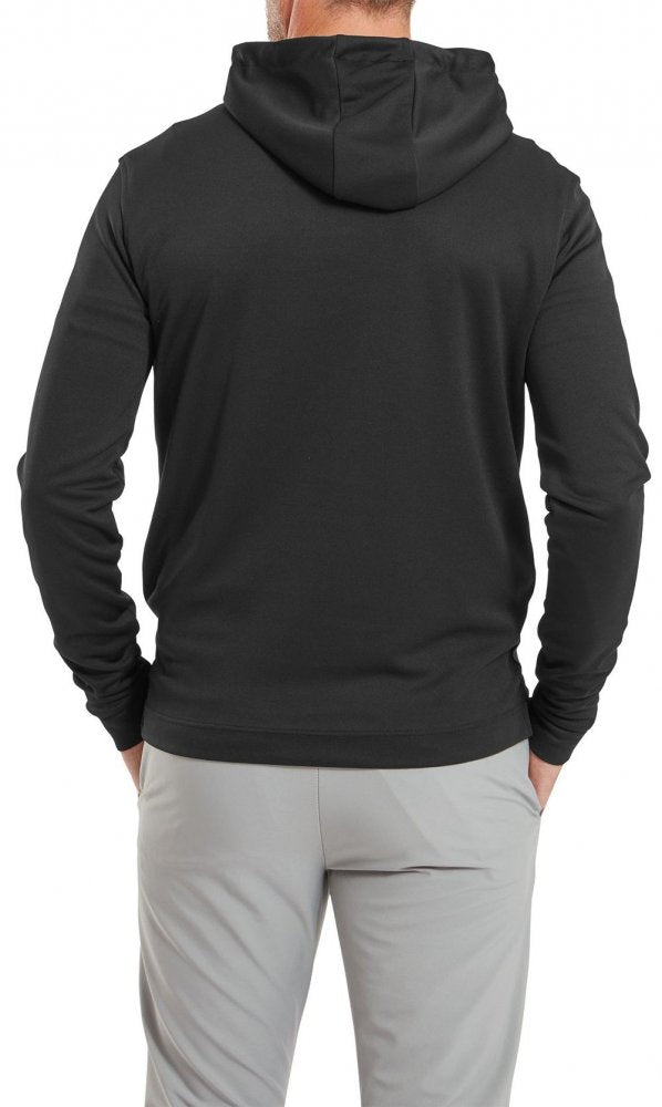 FootJoy Lightweight Hoodie, Black, pánská golfová mikina FootJoy
