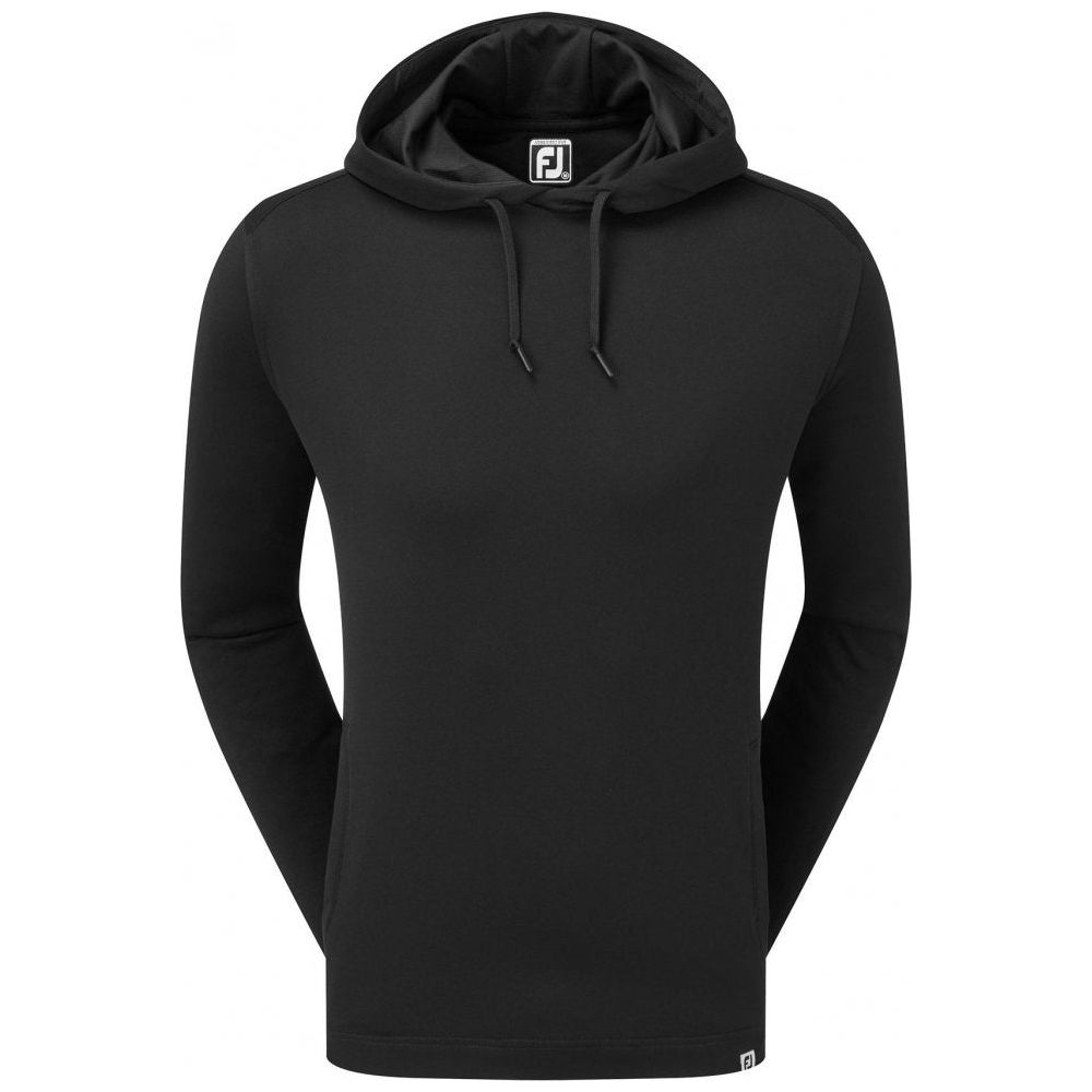 FootJoy Lightweight Hoodie, Black, pánská golfová mikina FootJoy