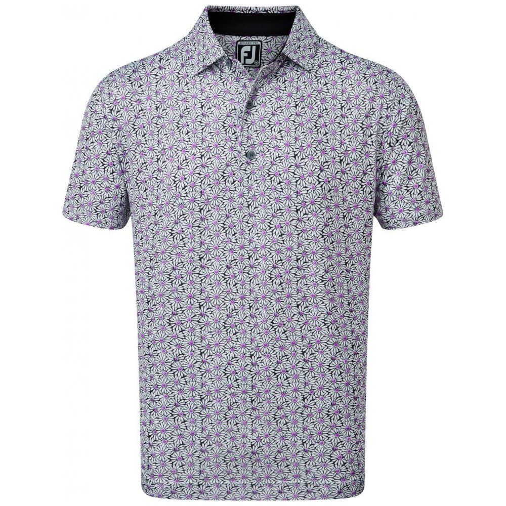 FootJoy Lisle Daisy Print, Black