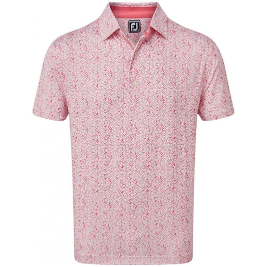 FootJoy Lisle Daisy Print, Cape Red