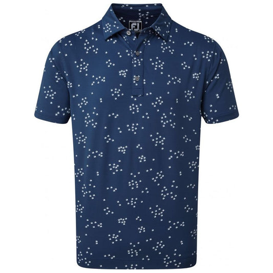FootJoy Lisle Flock of Birds Print, Deep Blue, White