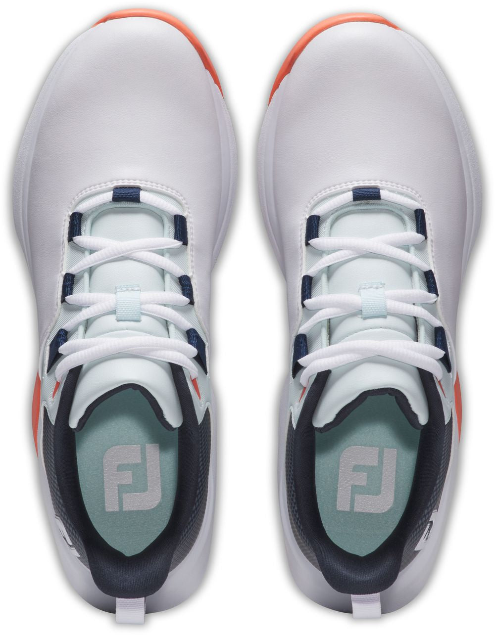 FootJoy PRO Lite, White, Blue, Coral