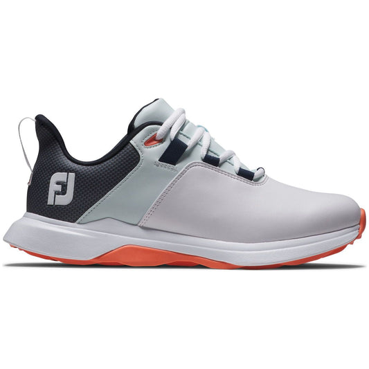 FootJoy PRO Lite, White, Blue, Coral