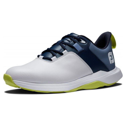 FootJoy Pro Lite, White, Navy, Lime, pánské golfové boty