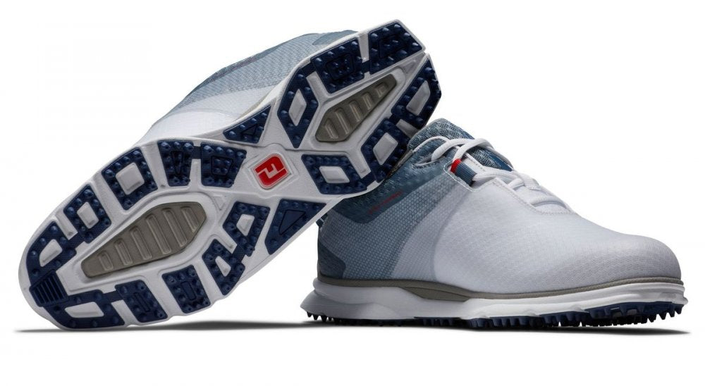 FootJoy Pro SL Sport, White, Blue, Navy, bez spikové