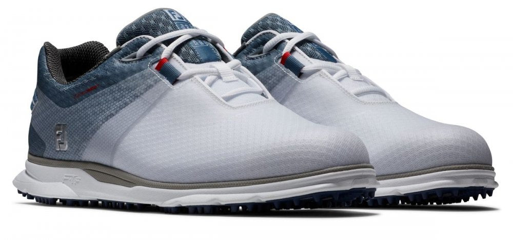 FootJoy Pro SL Sport, White, Blue, Navy, bez spikové