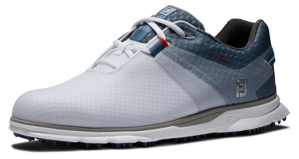 FootJoy Pro SL Sport, White, Blue, Navy, bez spikové