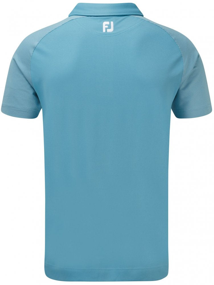 FootJoy Raglan Jacquard Block, Storm Blue