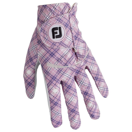 FootJoy Spectrum Pink Tartan, pro ženy, na levou ruku