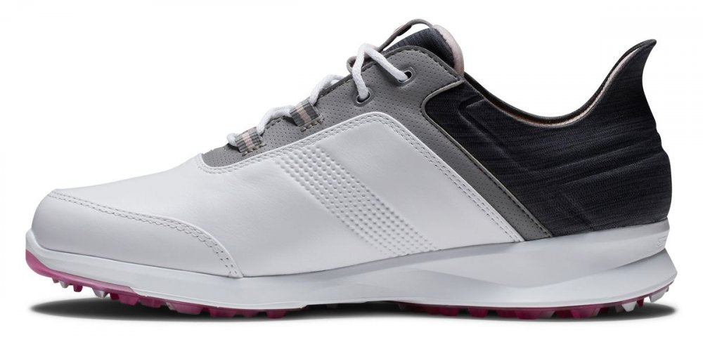 FootJoy Stratos, White, Black, Pink, bez spikové