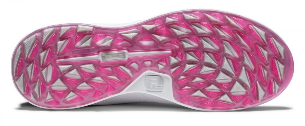 FootJoy Stratos, White, Black, Pink, bez spikové