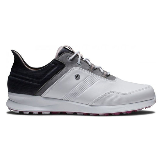 FootJoy Stratos, White, Black, Pink, bez spikové