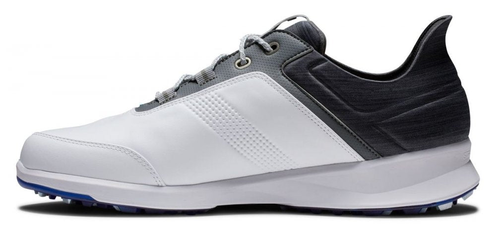 FootJoy Stratos, White, Charcoal, Bluejay, bez spikové