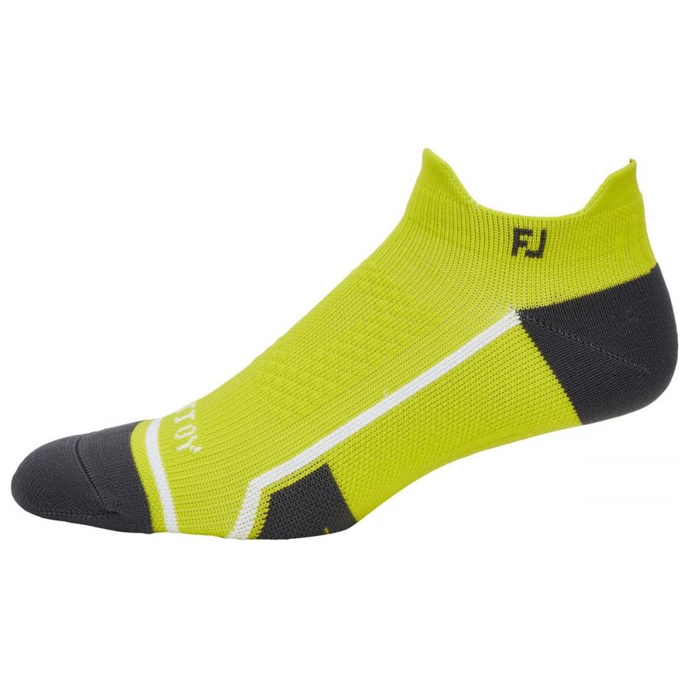 FootJoy Tech DRY Roll Tab, Green, pánské golfové ponožky