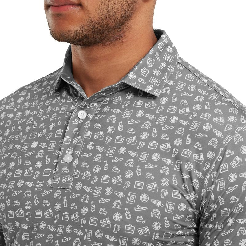 FootJoy Travel Print, Lava, White FootJoy