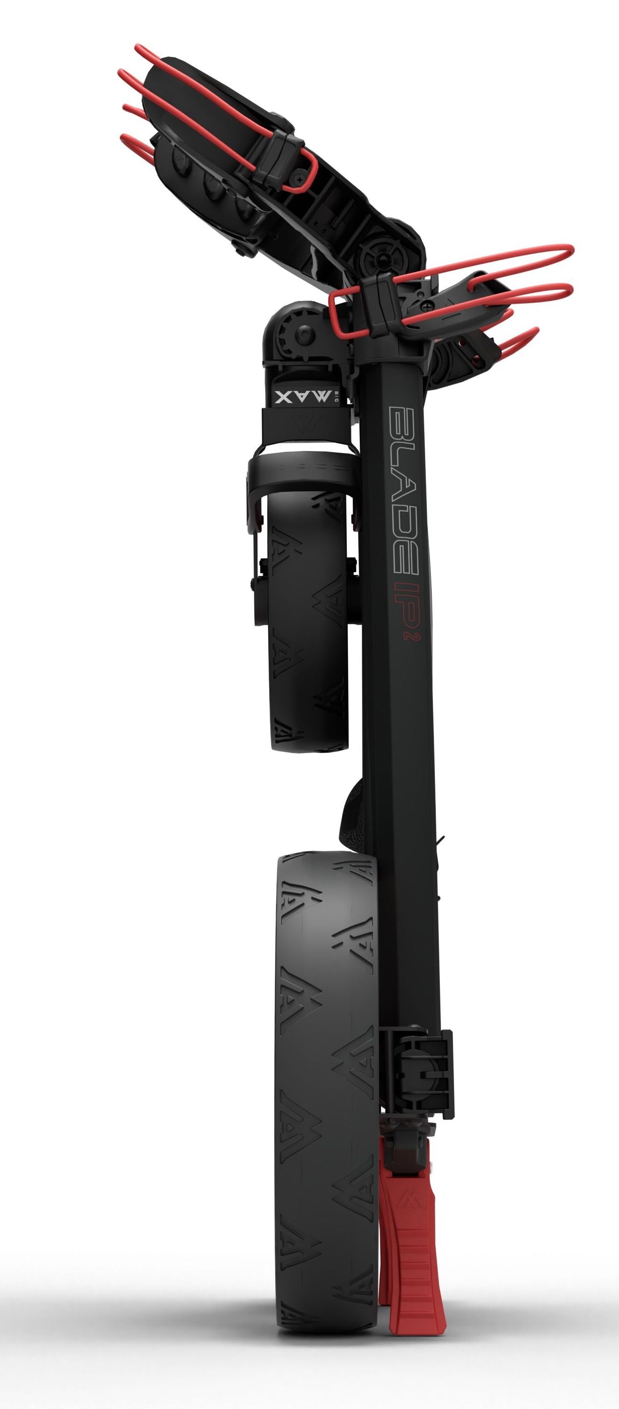 BigMax Blade IP2, Black, Red, ruční golfový vozík