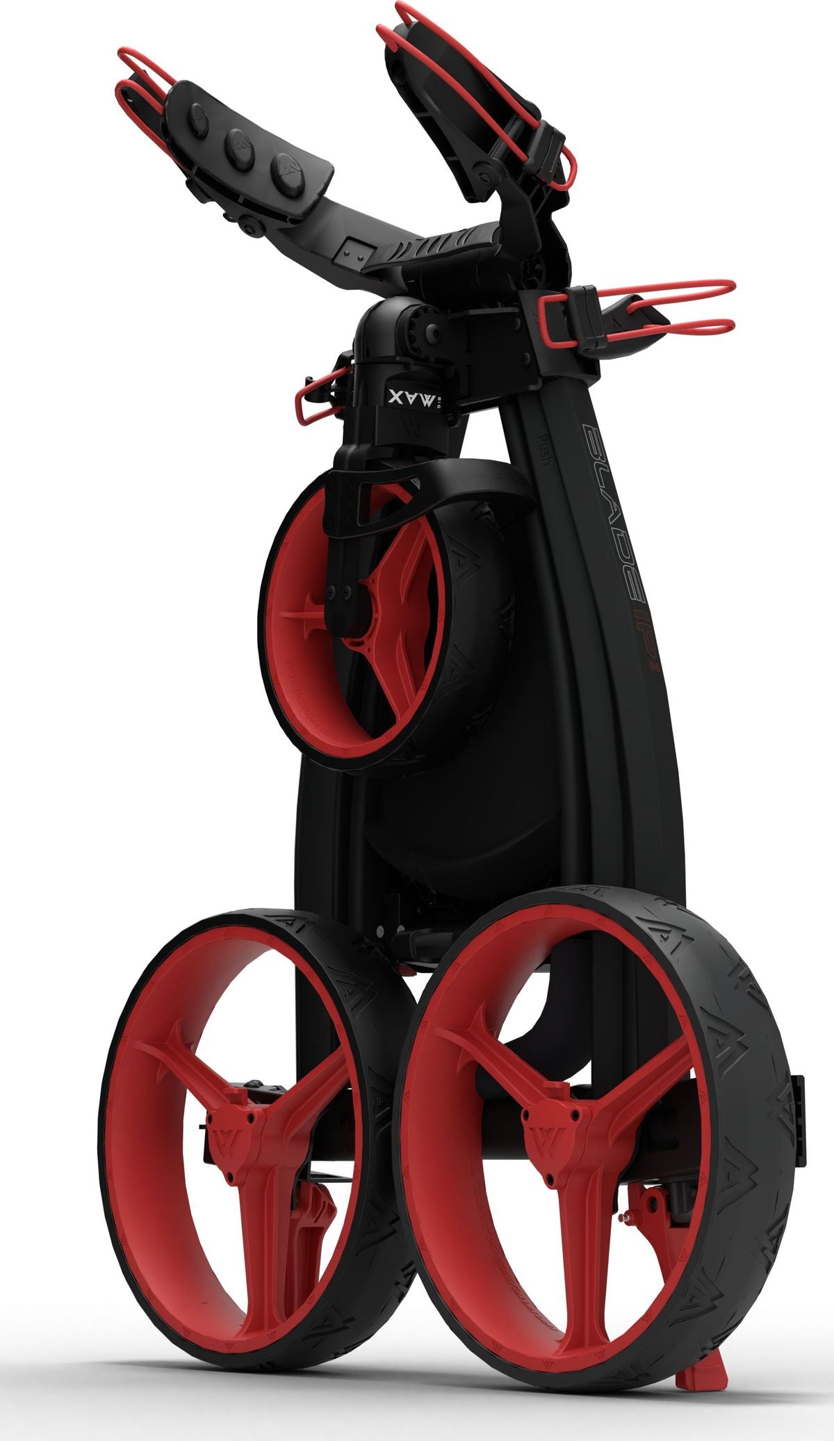 BigMax Blade IP2, Black, Red, ruční golfový vozík
