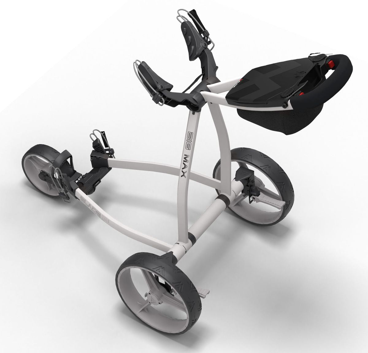 BigMax Blade IP2, Grey, Charcoal, manuální golfový vozík