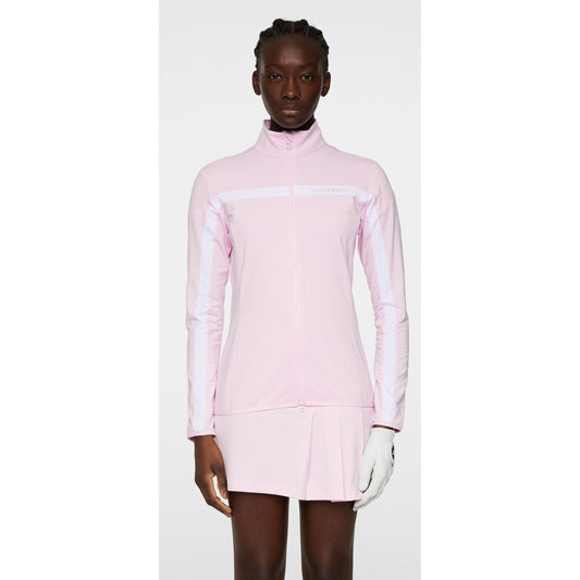 J.Lindeberg Seasonal Janice Mid Layer, Nosegay, dámská golfová mikina
