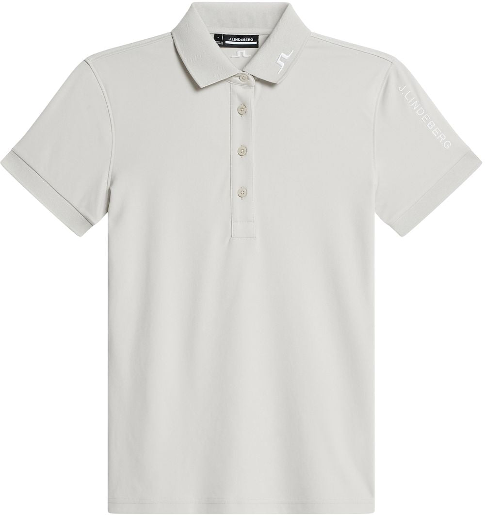 J.Lindeberg Tour Tech Polo, Moonbeam, dámské golfové tričko