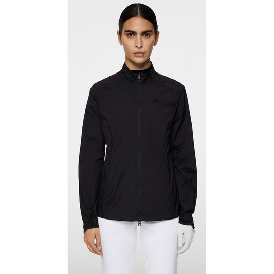 J.Lindeberg Thorine Wind Jacket, Black, dámská golfová bunda