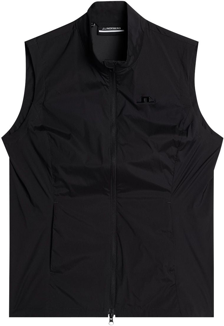 J.Lindeberg Thorine Vest, Black, dámská golfová vesta