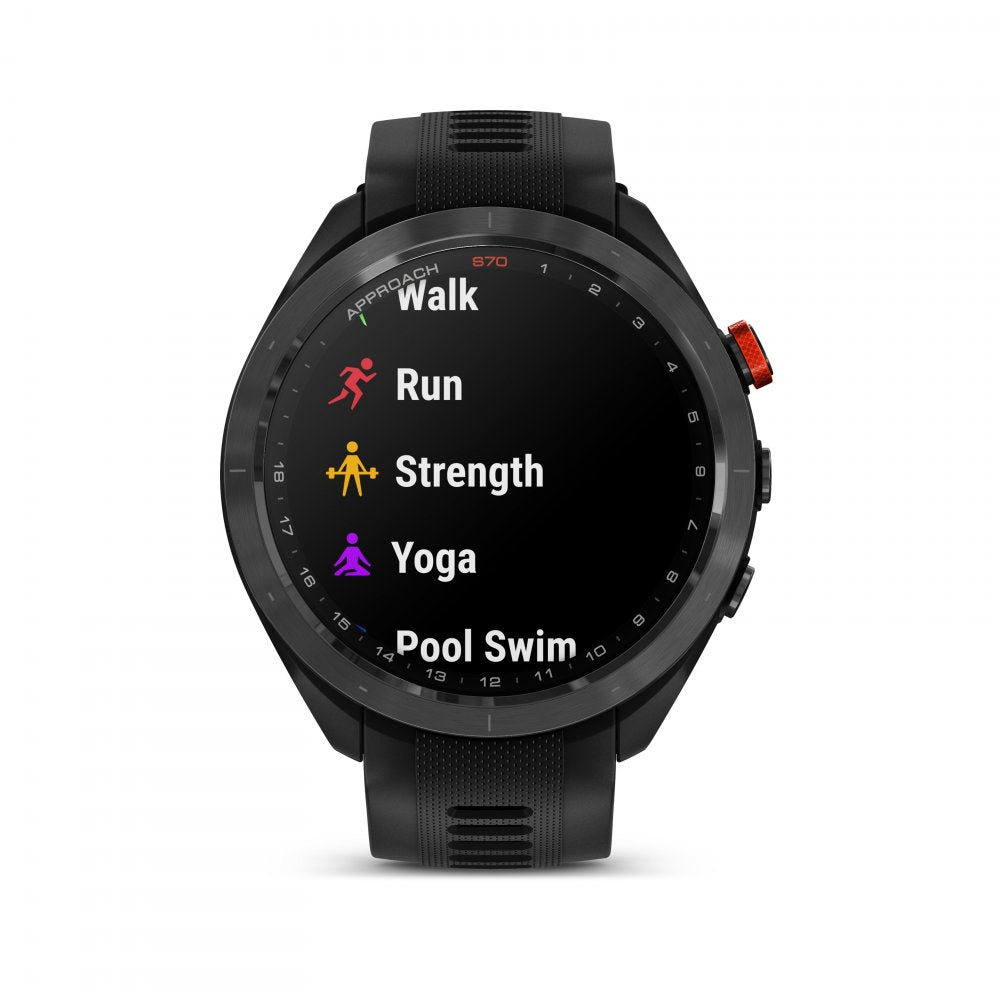 Garmin Approach S70, Black, 47mm, golfové hodinky