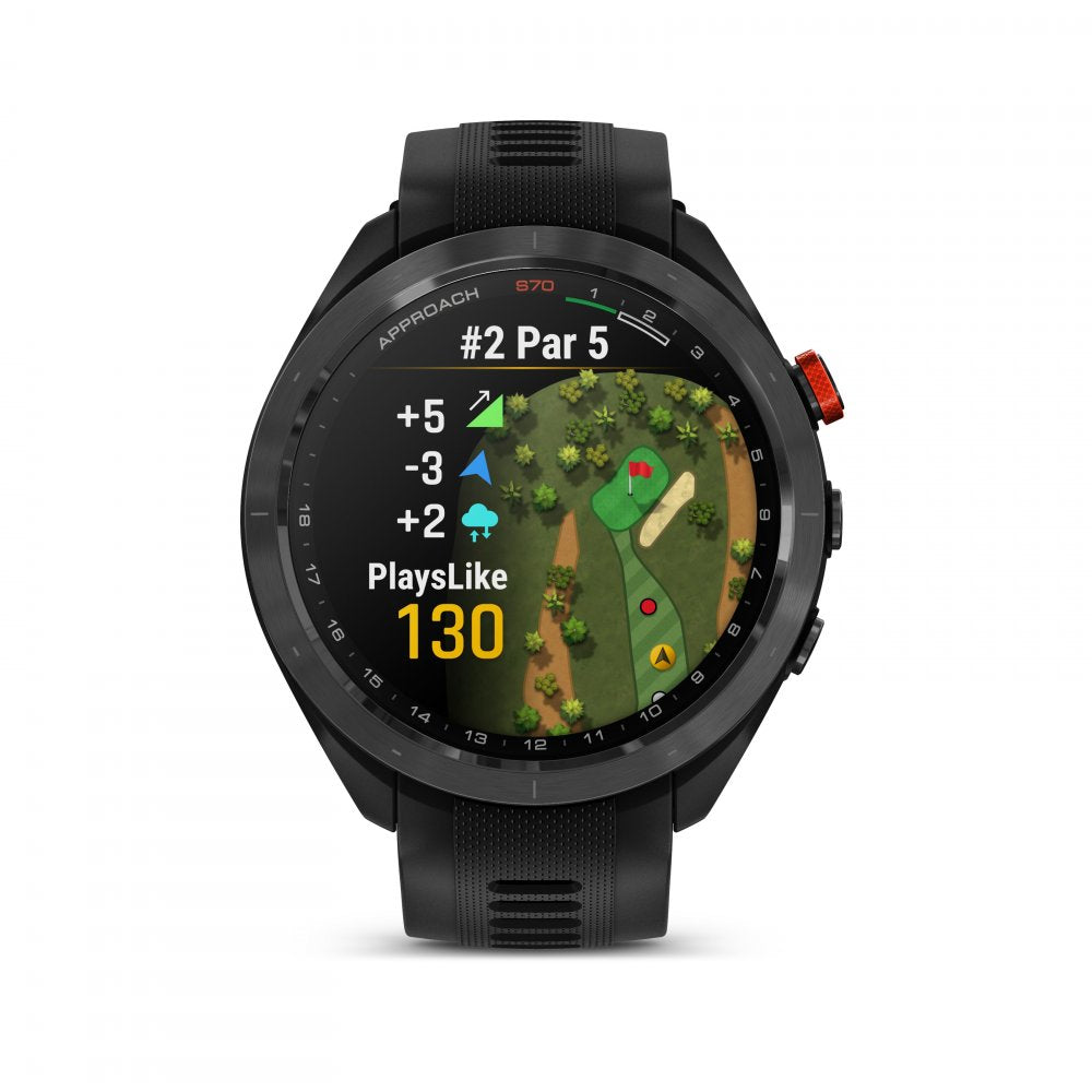 Garmin Approach S70, Black, 47mm, golfové hodinky