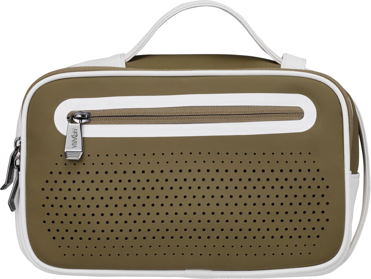 Honma Pouch bag, Khaki, Yvori, HB12501