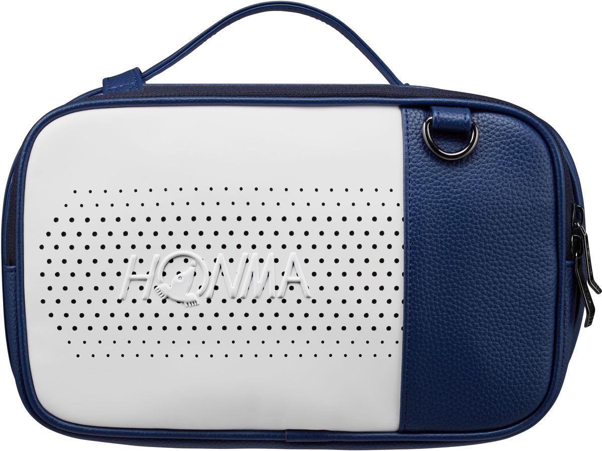 Honma Pouch bag, Blue, White, HB12501