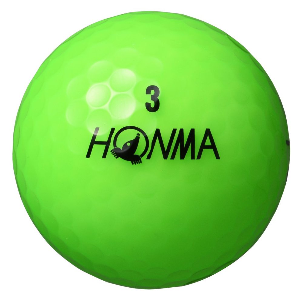 Honma D1 2024, zelené golfové míčky