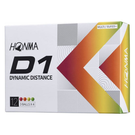 Honma D1, Multi color, golfové míčky